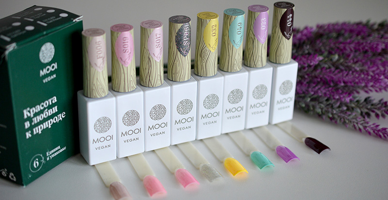 гель лаки MOOI Vegan